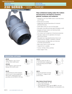 230 Spec Sheet - Lighting Services Inc