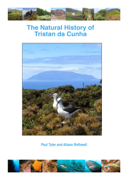 The Natural History of Tristan da Cunha