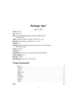 Package `mix`