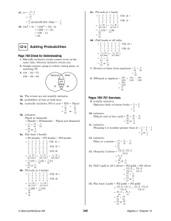 Alg II solutions manual pg. 270 and on