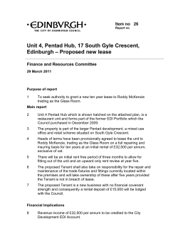 Unit 4, Pentad Hub, 17 South Gyle Crescent, Edinburgh &ndash; Proposed