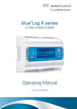 blue`Log X-Series