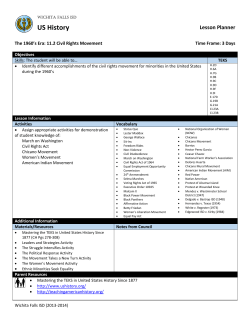 US History - Wichita Falls ISD