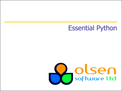 Essential Python