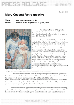 Mary Cassatt Retrospective