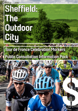 Tour de France Celebration Markers Public Consultation Information