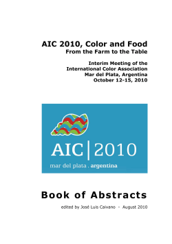 Book of Abstracts - International Colour Association