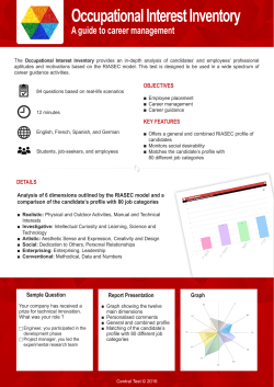 Occupational Interest Inventory