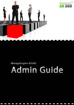 ManageEngine Active Directory 360
