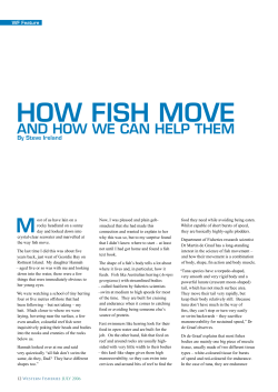 HOW FISH MOVE - Marine WATERs