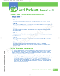 Broward County Hands-On Science Teacher Guide