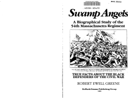 Swamp Angels: A Biographical Study of the 54th Massachusetts