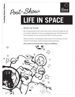 Post-Show - The Franklin Institute