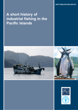 A short history of industrial fishing in the Pacific Islands