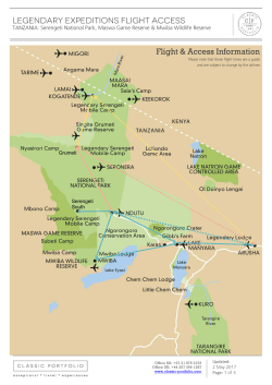 Legendary Expeditions Flight Access 2017