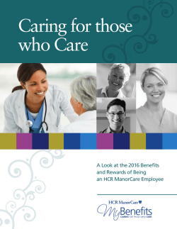 Caring for those who Care