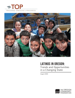 Latinos in Oregon - Oregon Community Foundation