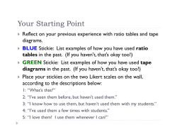 tape diagrams
