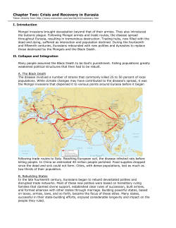 Chapter Two: Crisis and Recovery in Eurasia
