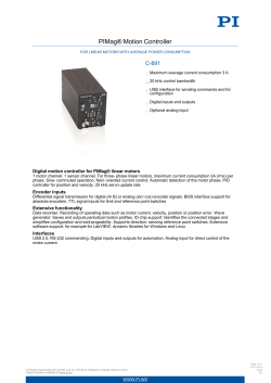 PIMag&reg; Motion Controller