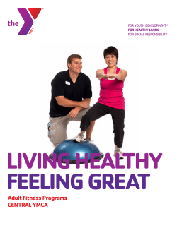Adult Fitness Programs CENTRAL YMCA