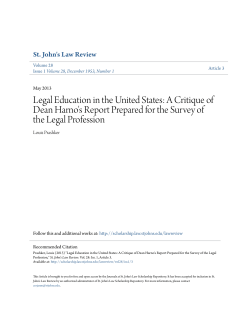 Legal Education in the United States