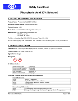 Phosphoric Acid 30% Solution
