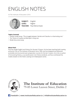 Downloading - Institute of Education