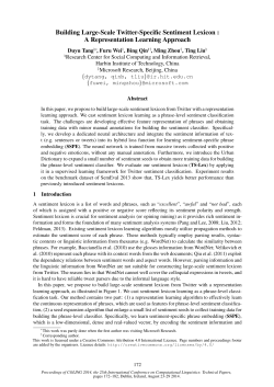 Building Large-Scale Twitter-Specific Sentiment Lexicon : A