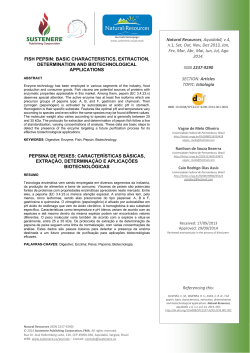 fish pepsin: basic characteristics, extraction, determination and