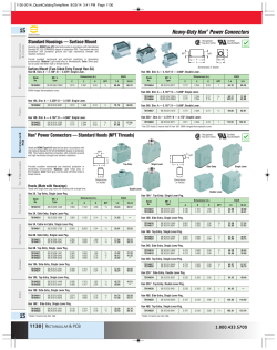 Heavy-Duty Han&reg; Power Connectors