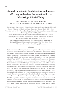 pp436-450 Hagy et al_Wetland use.qxp:4 Number of