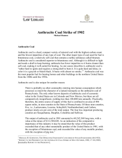 Anthracite Coal Strike of 1902