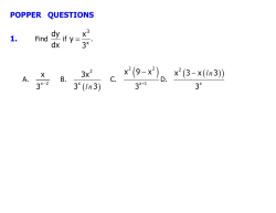 dy dx x y 3 = x 3 3x 3 3 ln x 9 x 3 &minus; x 3 x 3 3 ln &minus;