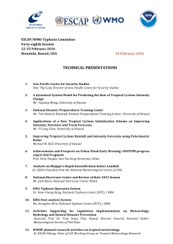 1 - Typhoon Committee