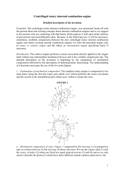 Centrifugal rotary internal combustion engine
