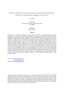 The Effect of Social Networks on Students` Academic and Non