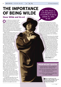 tHE iMPortanCE oF BEing WilDE - Bridge