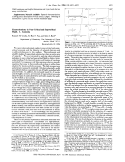 Electrochemistry in Near-Critical and Supercritical Fluids. 1. Ammonia
