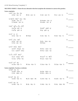 Factoring "Completely".3