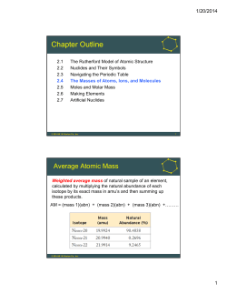 Chapter Outline