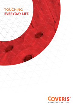 touching everyday life - Coveris Advanced Coatings