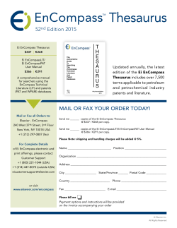 Thesaurus - Elsevier