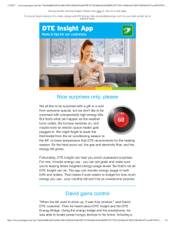 DTE Insight Newsletter