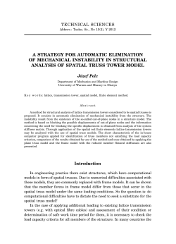 a strategy for automatic elimination of mechanical instability