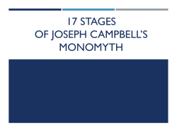 The 17 Stages of Joseph Campbell`s Monomyth