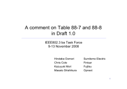 Comment #84 - A comment on Table 88-7 and 88