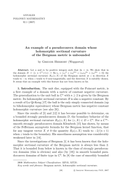An example of a pseudoconvex domain whose holomorphic