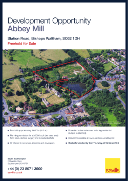 Development Opportunity Abbey Mill - Property Search