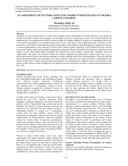article - Journal of Emerging Trends in Educational
